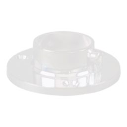 Essentials Rail End Sockets White 25mm 20 Pack