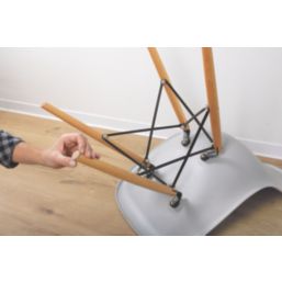 Fix-O-Moll Brown Round Self-Adhesive Felt Furniture Gliders 22 - 200mm x 22 - 200mm 229 Pack