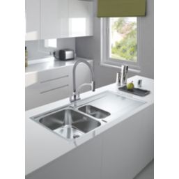 Franke Wave  Pull-Out Mono Mixer Kitchen Tap Chrome