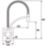Franke Wave  Pull-Out Mono Mixer Kitchen Tap Chrome