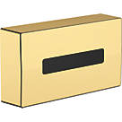 Hansgrohe AddStoris Tissue Box Polished Gold Optic