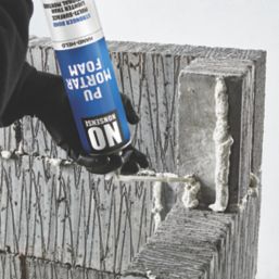 No Nonsense  Polyurethane Mortar Foam Hand Held Yellow 750ml