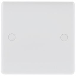 British General  1-Gang Blanking Plate White