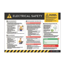 Essentials "Electrical Safety" PVC Safety Poster 420mm x 594mm