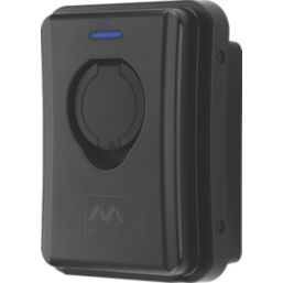 Masterplug  1 Port 7.4kW  Mode 3 Type 2 Socket Smart Electric Vehicle Charger Black