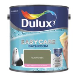 Dulux Easycare 2.5Ltr Guild Green Soft Sheen Emulsion Bathroom Paint ...