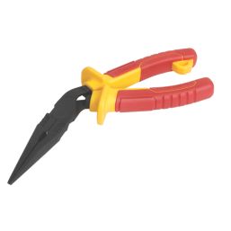 Erbauer  VDE Angle Head Long Nose Pliers 8" (200mm)