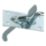 Smith & Locke Gate Latch Silver 178mm
