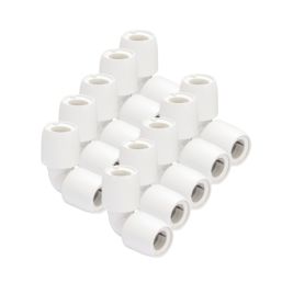 Hep2O  Plastic Push-Fit Equal 90° Elbows 15mm 10 Pack