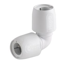 Hep2O  Plastic Push-Fit Equal 90° Elbows 15mm 10 Pack