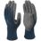 Delta Plus VV811 Safe & Strong Versatile Handling Gloves Blue/Grey Large