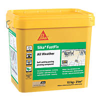 Sika Fastfix Self-Setting Paving Jointing Compound Dark Buff 15kg