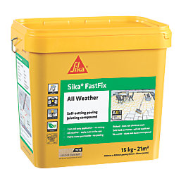 Sika Fastfix Self-Setting Paving Jointing Compound Dark Buff 15kg