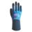 Wonder Grip WG-318 Aqua Gloves Blue 2X Large