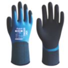 Wonder Grip WG-318 Aqua Gloves Blue 2X Large