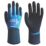 Wonder Grip WG-318 Aqua Gloves Blue 2X Large