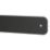 Essentials 4-Hook Rail Matt Black 400mm x 45mm