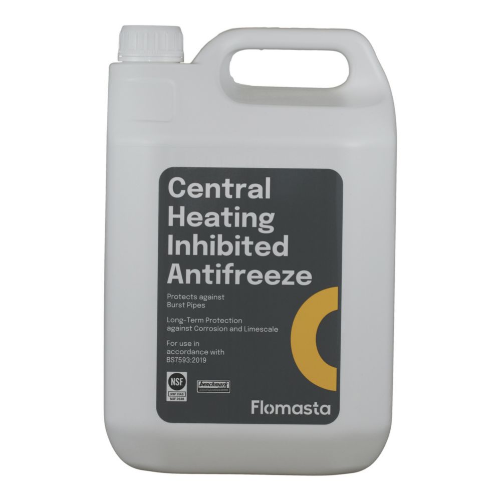 Flomasta 0623 Concentrated Central Heating Inhibited Antifreeze 5Ltr -  Screwfix