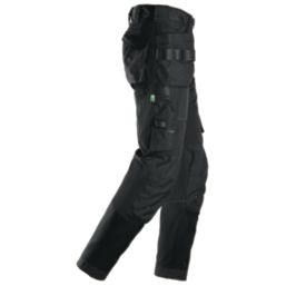 Snickers 6902 Stretch Work Trousers Black 33" W 32" L