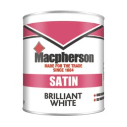Macpherson 1Ltr Brilliant White Satin Trim Wood & Metal Paint