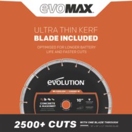 Evolution R260DCT 260mm 36V Li-Ion EXT Brushless Cordless Disc Cutter