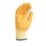 Keep Safe  Latex Builder Gloves Orange / Yellow Medium