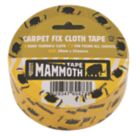 Everbuild Double-Sided Cloth Carpet Tape Clear 25m x 50mm
