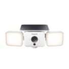 Reolink Floodlight Series F310B Solar & Battery-Powered White Wireless 2K Outdoor Camera with Floodlight & Photocell Sensor