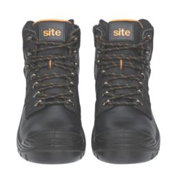 Site Prescott Size 9  Black Waterproof Steel Toe Cap Safety Boots