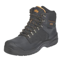 Site Prescott Size 9  Black Waterproof Steel Toe Cap Safety Boots