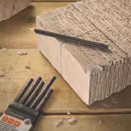 Magnusson 175mm Construction Pencils 4H 6 Pack