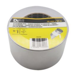 Diall  Aluminium Foil Tape Silver 45m x 75mm