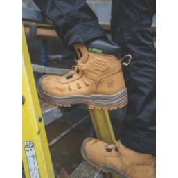 Apache  Size 9  Wheat Waterproof  Safety Boots