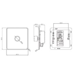 Knightsbridge  1-Gang 2-Way LED Intelligent Dimmer Switch  Smoked Bronze