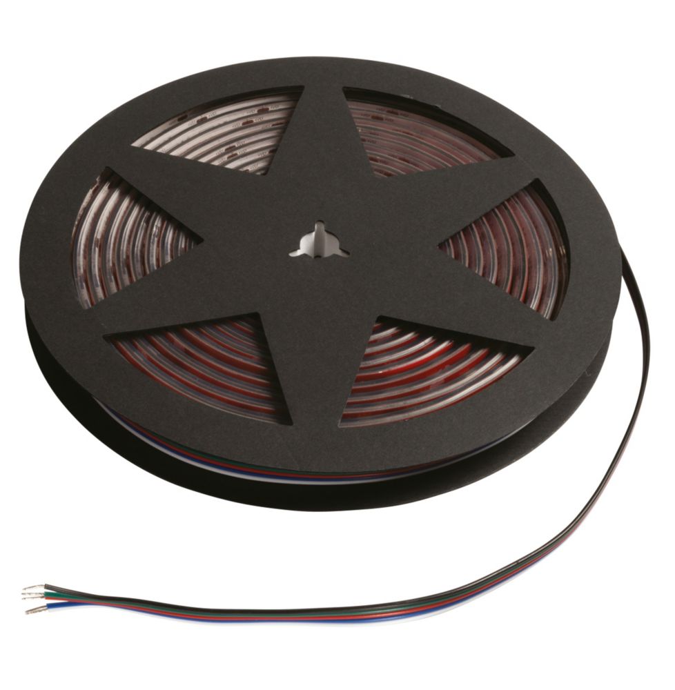 Robus Vegas Express 5m LED Strip Light 4.8W 480lm/m - Screwfix