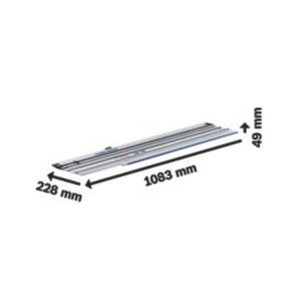 Bosch FSN 740 X 1 x 1083mm Cross-Cutting Guide Rail