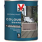 V33 Colour Guard Decking Paint Light Silver 2.5Ltr