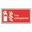 Essentials  Non Photoluminescent "Fire Extinguisher" Sign 100mm x 200mm