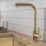 ETAL Vito Single Lever Mono Mixer Kitchen Tap Brushed Brass