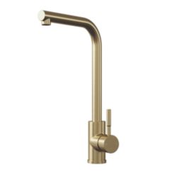ETAL Vito Single Lever Mono Mixer Kitchen Tap Brushed Brass