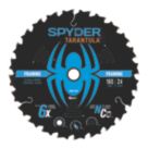 Spyder Tarantula Wood/Chipboard/MDF Framing Circular Saw Blade (20A) 165mm x 20mm 24T