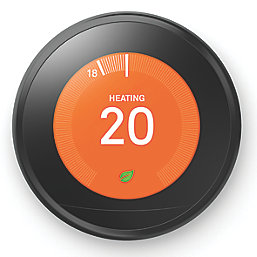 Google Nest 3rd Gen Wireless Heating & Hot Water Smart Thermostat Black