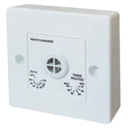 Manrose 1361 Remote Bathroom Fan Humidity Control with Timer