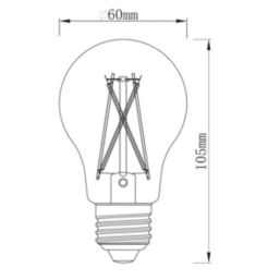 LAP Myko  E27 A60 LED Virtual Filament Smart Light Bulb 5.9W 806lm