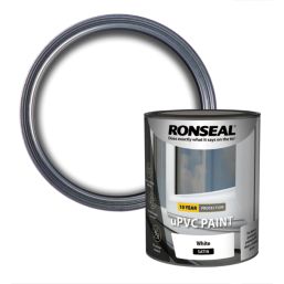 Ronseal uPVC Paint White Satin 750ml