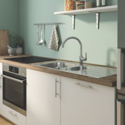 Grohe Bau Curve Kitchen Mono Mixer Tap Chrome