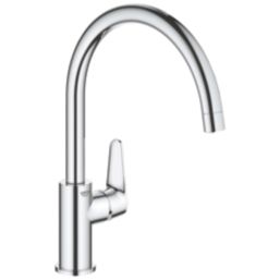 Grohe Bau Curve Kitchen Mono Mixer Tap Chrome
