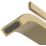 Swirl Ayre Brushed Brass 165mm Standard Lever Mono Basin Mixer Tap  With Clicker Waste
