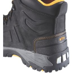 Site Fortress    Safety Boots Black Size 7