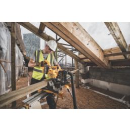 DEWALT DCS777T2-GB 216mm 54V 2 x 6.0Ah Li-Ion XR FlexVolt Brushless Cordless Single-Bevel Sliding Compound Mitre Saw
